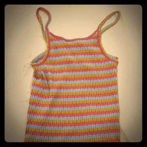 Madewell Tie-Back Ribbed Tank Top